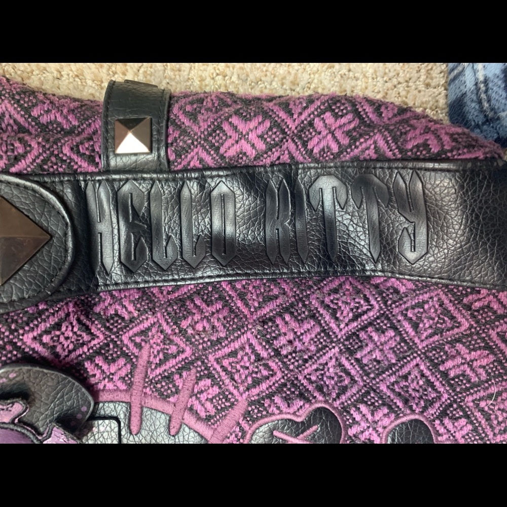 vintage gothic hello kitty purse